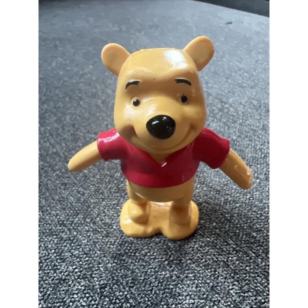 Disney Winnie The Pooh PVC Standing Figure Cake Topper Used Pre-owned 2 7/8